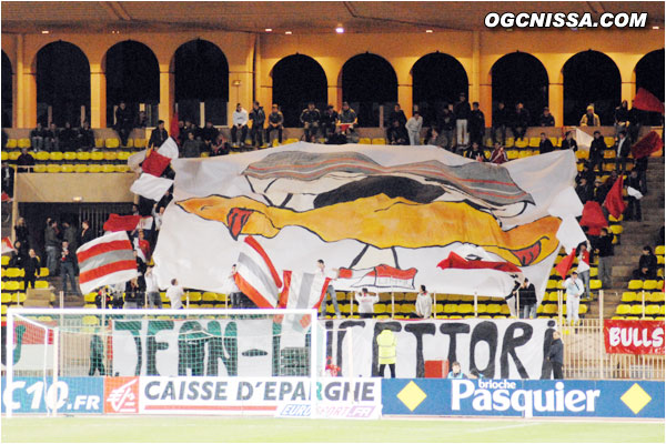 Le tifo monégasque