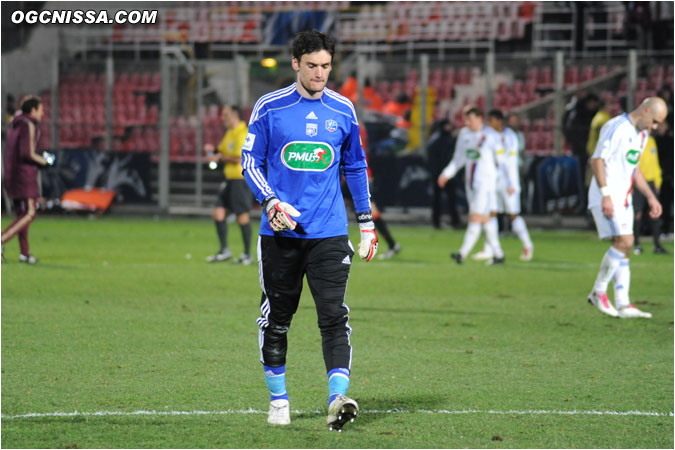 Debut de deuxième période de prolongation, Lloris sait que Nice a fait le plus dur