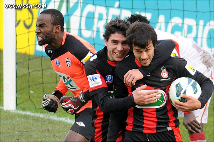 La joie niçoise de Neal Maupay et Dario Cvitanich par rapport à la rage nancéienne