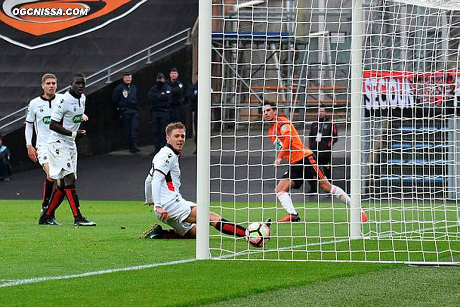 Lorient égalise à 20 minutes de la fin suite à une erreur de Benitez