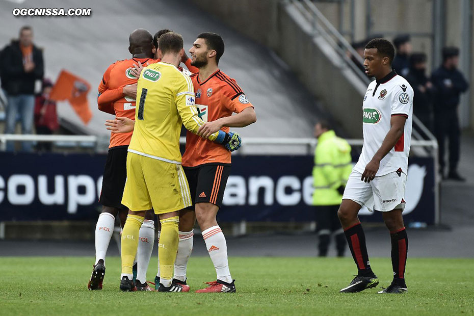 C'est terminé. Nice a perdu le fil de cette rencontre et se faire sortir de la Coupe de France, malgré au but d'Alassane Pléa