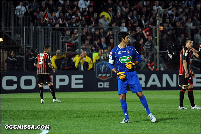 Lionel Letizi, titulaire pour les matches de coupes