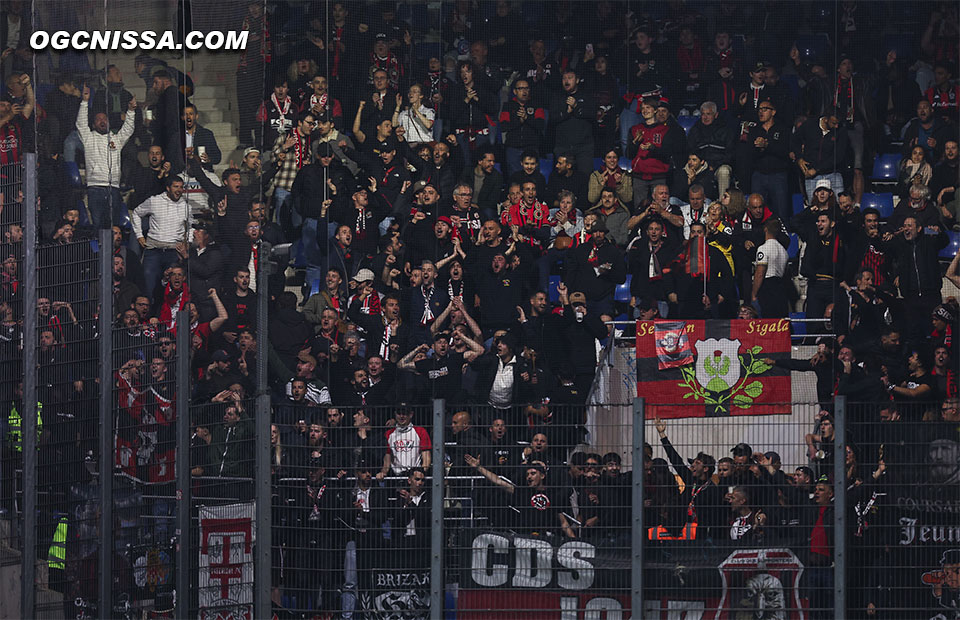 Les supporters du Gym (BSN, CDS) ont fait le déplacement en nombre