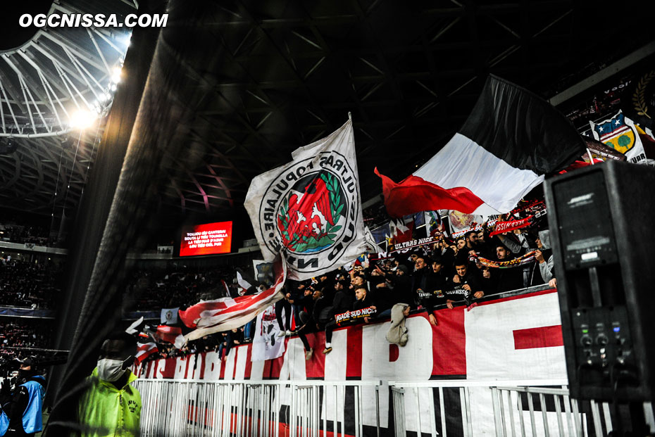 La BSN est pleine comme tout le stade pour ces quarts de finale de la Coupe de France