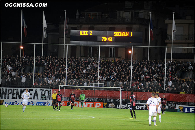 Sochaux réduit le score à 10 min de la fin