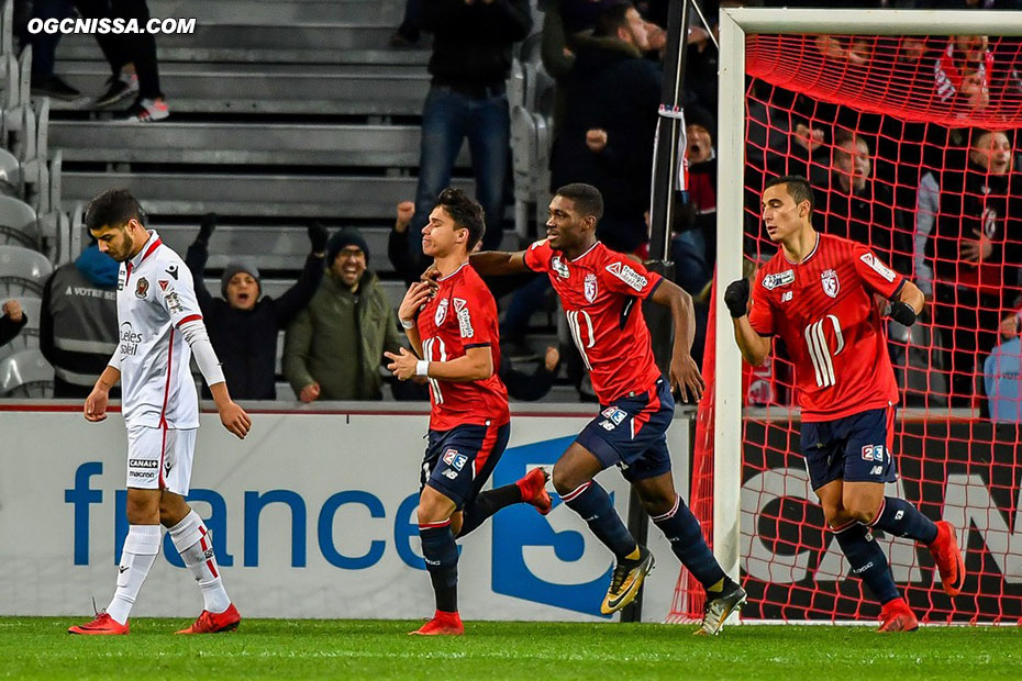 Lille ouvre rapidement le score