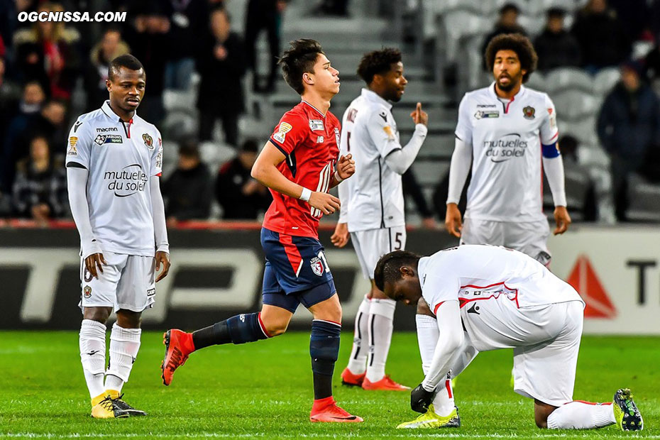 Jean-Michael Seri et les Aiglons se sont fait cueillir à froid