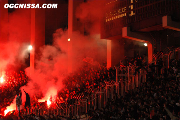 Et egalement dans les tribunes !