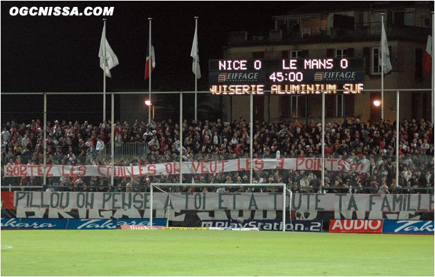 Aprés un déplacement à Lille, où Nice est étrillé 4 à 0 et perd sur blessure Roberto Bisconti, les Aiglons reçoivent Le Mans. Le message de la BSN est clair.