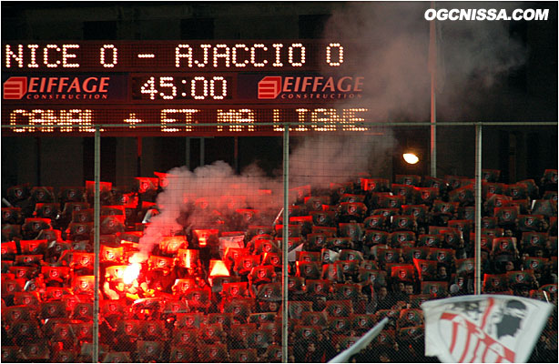 Magnifique Tifo BSN pour cette 18e journée de L1 contre Ajaccio