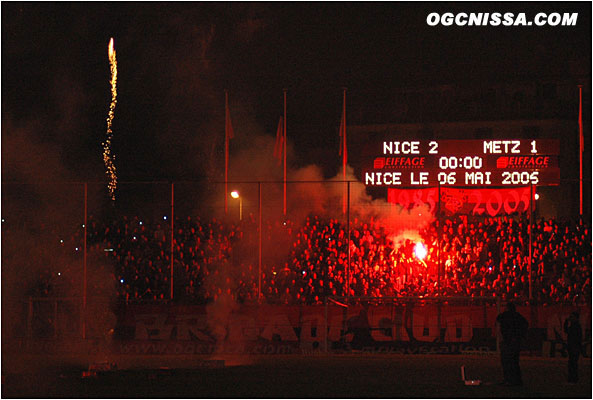 Un feu d'artifice pour conclure cette saison devant la BSN. Pour la petite histoire, Nice ira s'imposer 2 - 1 à Troyes pour la dernière journée.