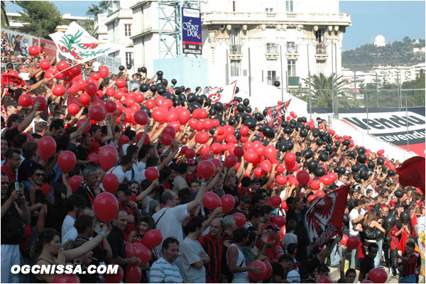 Nice - Lyon : Des ballons en seconde