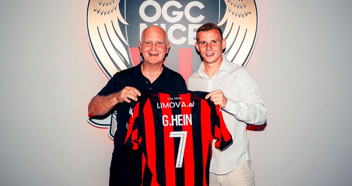 Gauthier Hein signe à Nice