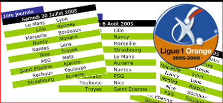 Calendrier niçois 2005/2006