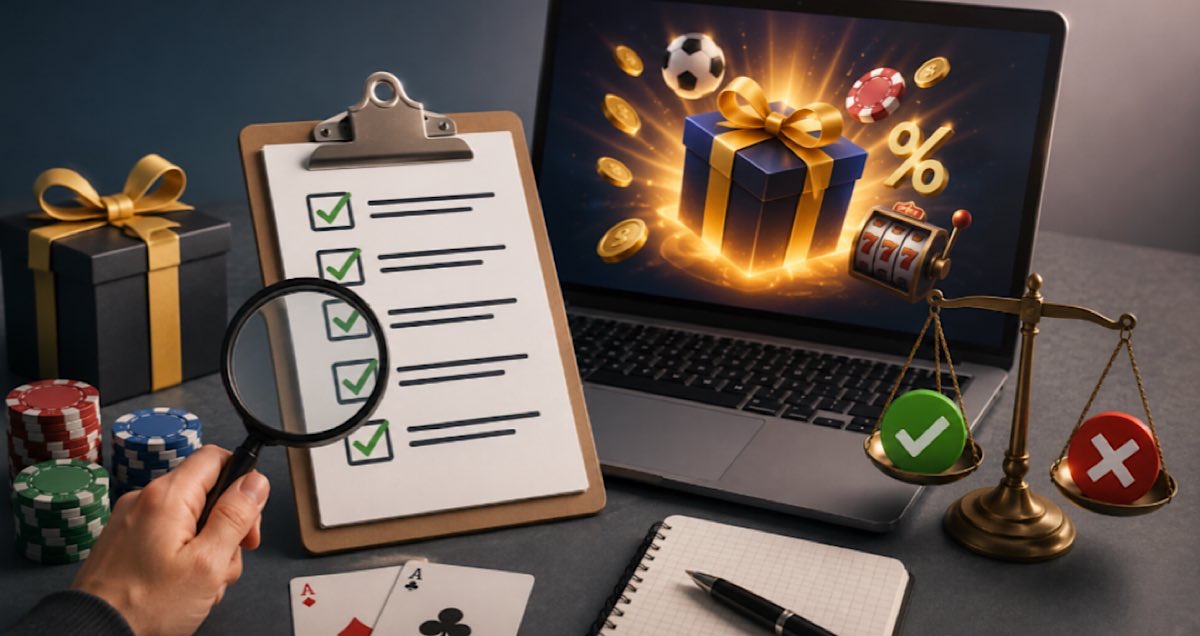 Promotions casino en ligne : checklist avant d'accepter